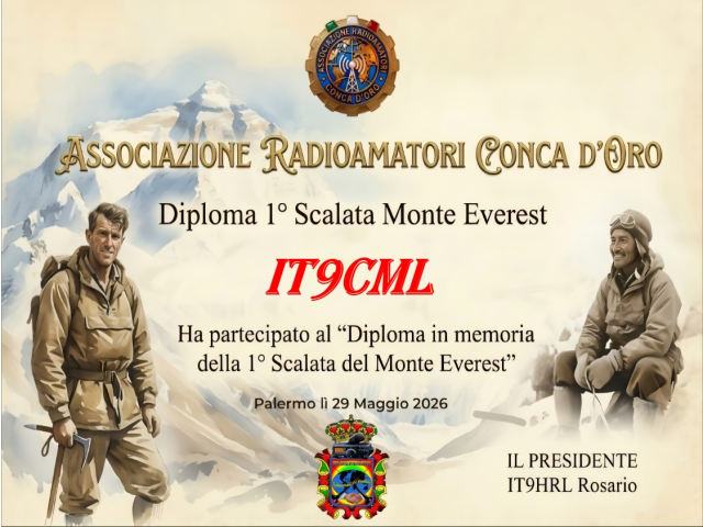 1° scalata Monte Everest
